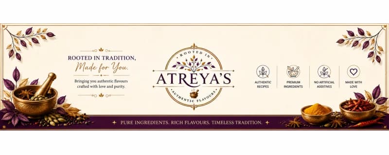 ATREYA'S KITCHEN banner