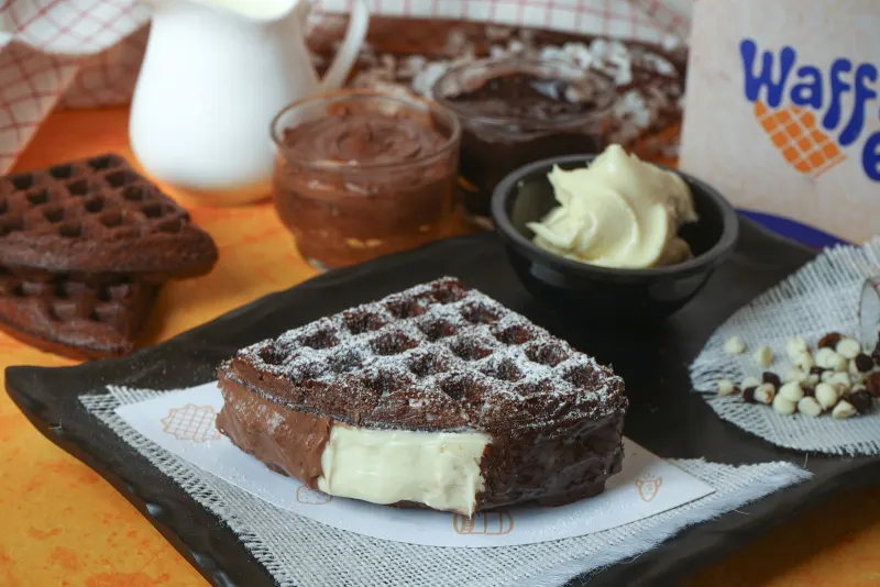 Triple Chocolate Waffle