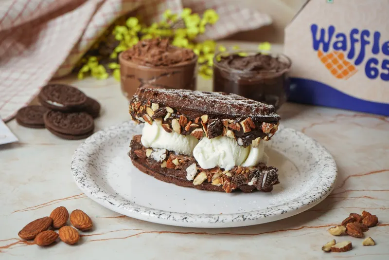 Rocky Road Waffle